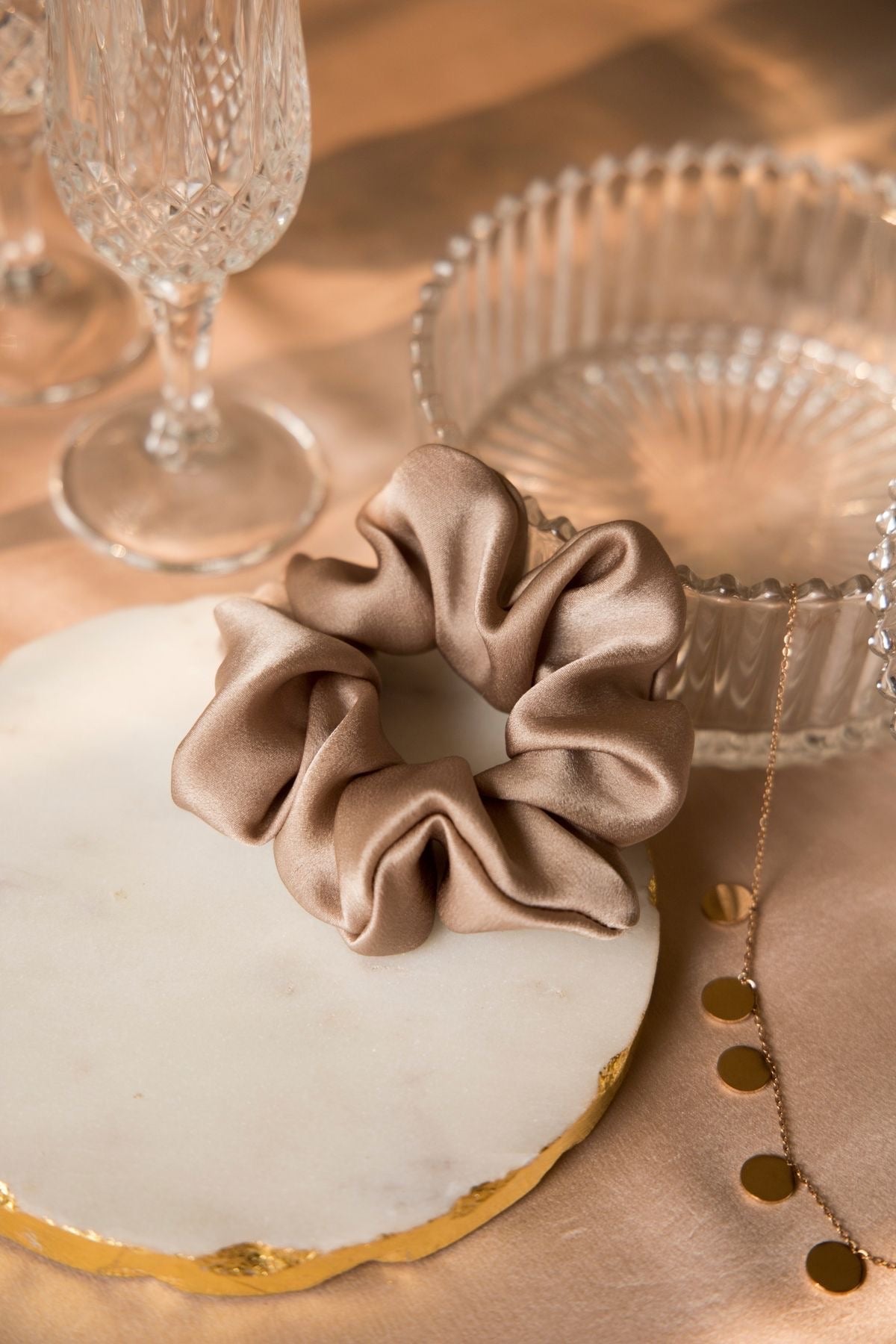 100% Silk Scrunchie
