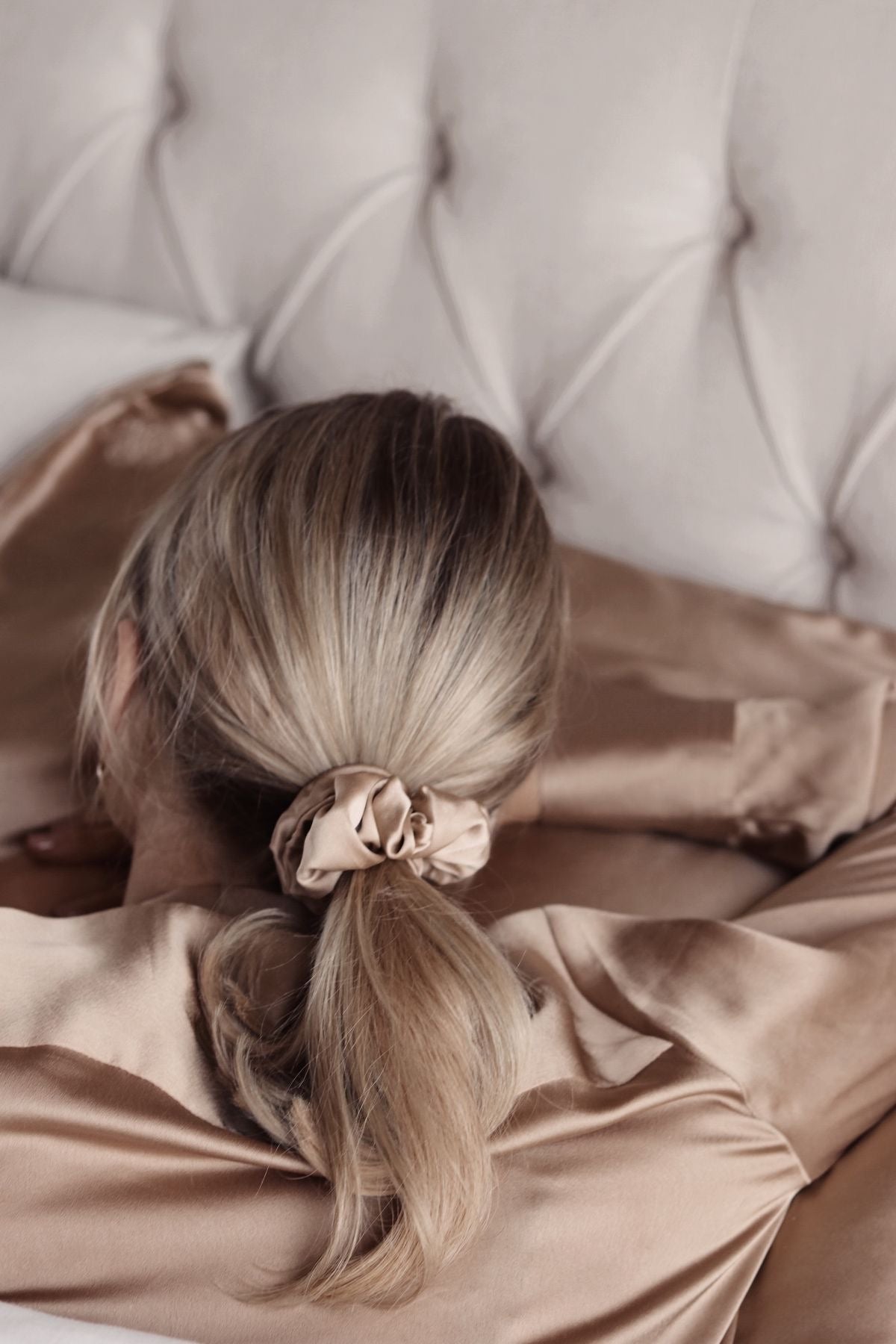 100% Silk Scrunchie