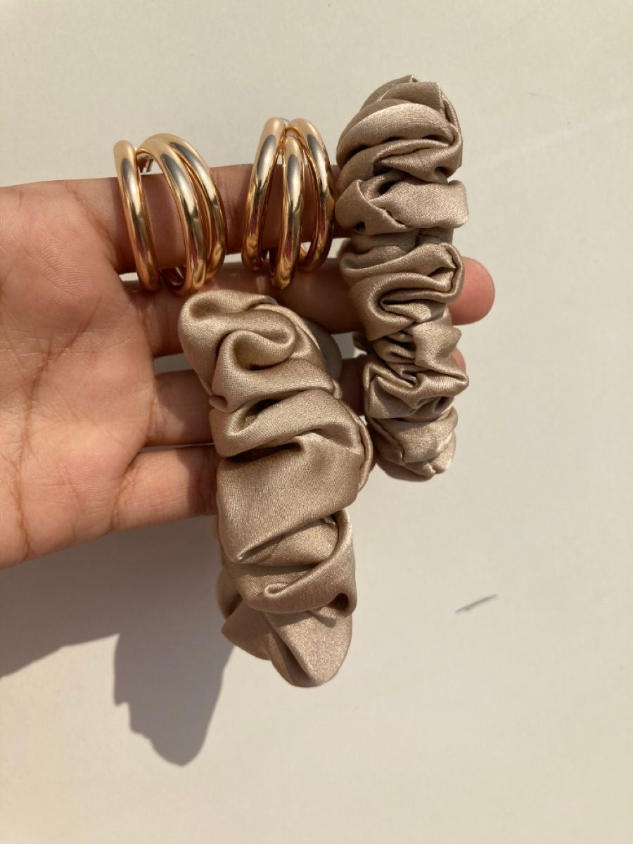 100% Silk Scrunchie